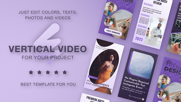 Photo of Vertical Lilac Promo – Videohive 60599966