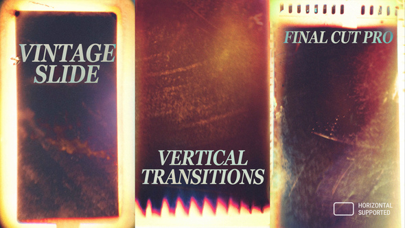 Photo of Vertical Vintage Slide Transitions | Final Cut Pro – Videohive 60746044