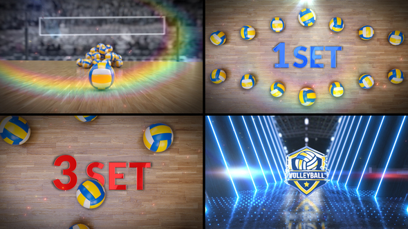 Photo of Volleyball Bumper 4 (3-Bumpers) – Videohive 60611045