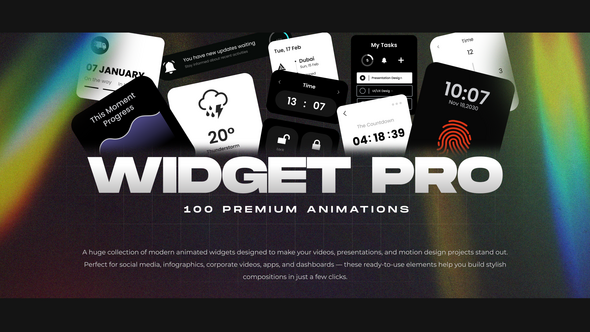 Photo of Widget Pro – Videohive 60799745