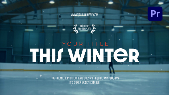 Photo of Winter Cinematic Titles with Snow – Videohive 49000686