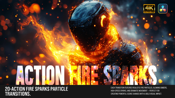 Photo of 20 Fire Sparks Transitions – Cinematic Frame & Fast Motion FX DR – Videohive 60941185