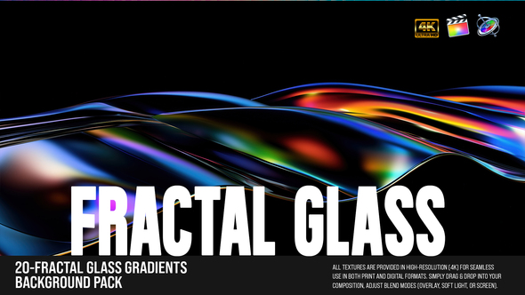 Photo of 20-Fractal Glass Gradients Background Pack FCPX – Videohive 60940508