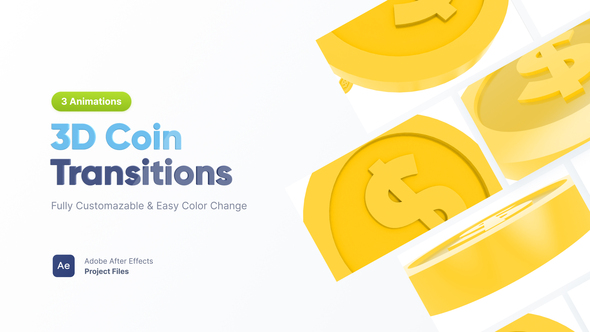 Photo of 3D Coin Transitions – Videohive 60900746