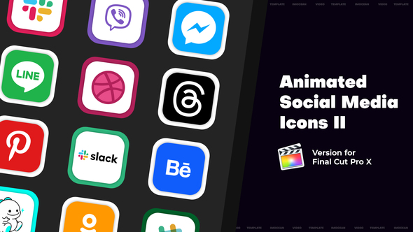 Photo of Animated Social Media Icons II | FCPX – Videohive 61085249