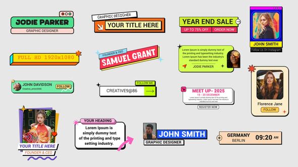 Photo of Animated Text Titles – Videohive 61067035