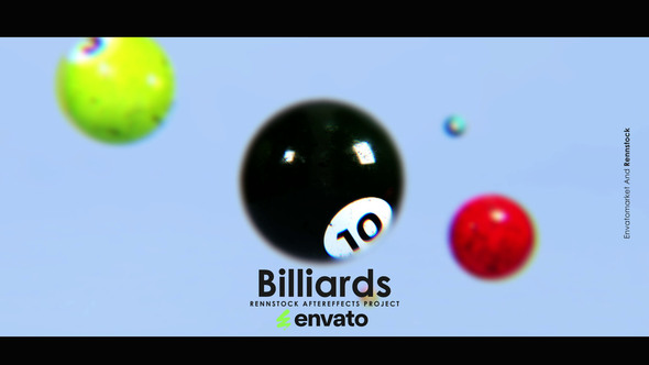 Photo of Billiards Logo – Videohive 61038958