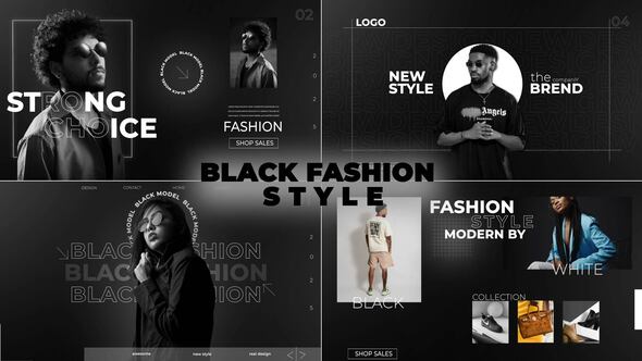 Photo of Black Fashion Style – Minimalist & Bold Aesthetic Pack MOGRT – Videohive 60954406