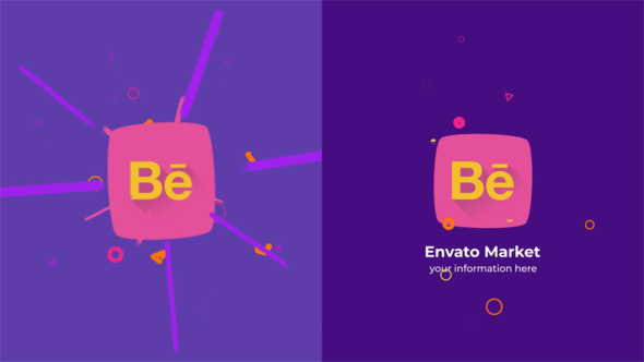 Photo of Bursty Logo Reveal – Fast Flat 2D Animation, Abstract Burst Effects, Customizable Photo Background – Videohive 22890283