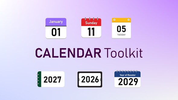 Photo of Calendar Toolkit – Videohive 60983238