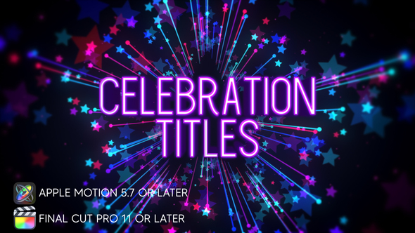 Photo of Celebration Titles – Apple Motion – Videohive 61053405