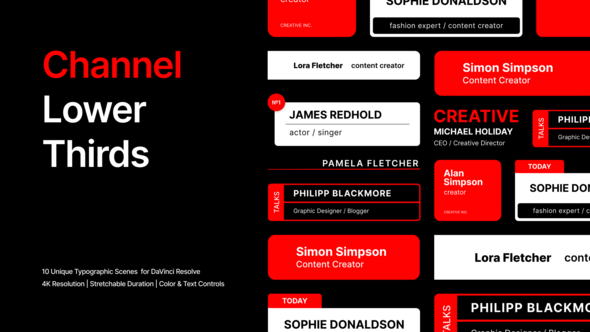 Photo of Channel Lower Thirds | DR – Videohive 61011245