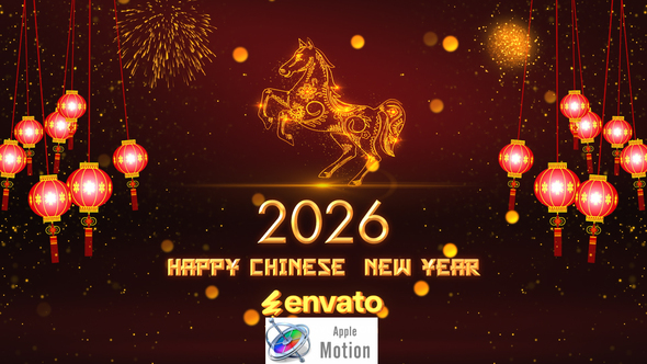 Photo of Chinese New Year Greetings 2026 – Apple Motion – Videohive 30080086