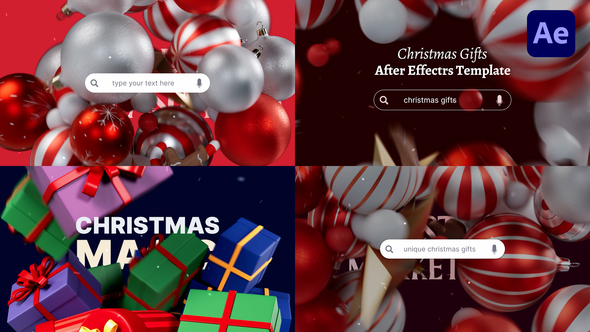 Photo of Christmas Shopping Search Bars – 3D Holiday Promo Pack – Videohive 60971797