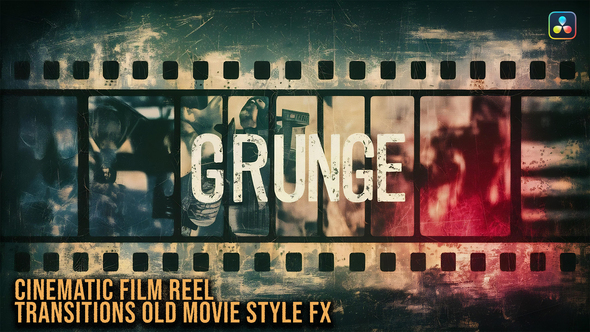 Photo of Cinematic Film Reel Transitions – Old Movie Style FX For DaVinci Resolve – Videohive 61040820