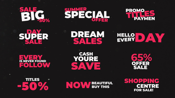 Photo of Colorful Kinetic Titles – Videohive 60939897