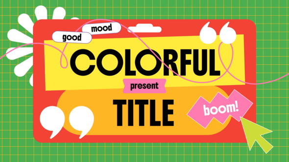 Photo of Colorful Typography Intro – Videohive 60982671