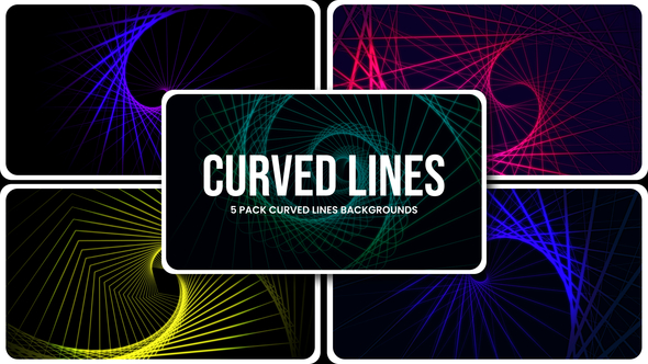 Photo of Curved Lines Backgrounds After Effect Template – Videohive 60981298