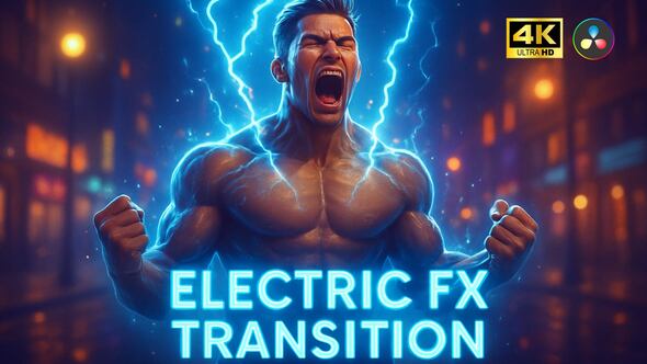 Photo of Electric FX Transition Pack – Powerful High-Voltage Motion FX DaVinci Resolve – Videohive 61053326