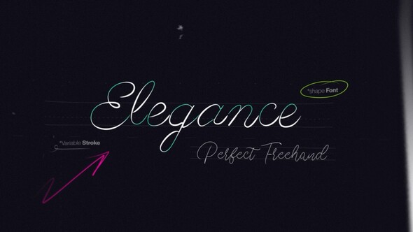 Photo of Elegant Text Write On Tool | 7 Custom Shape Fonts with Perfect Freehand Scribble Animation – Videohive 60940178