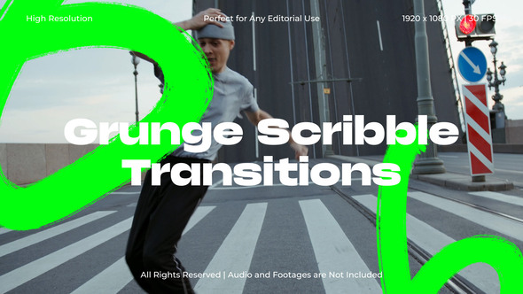 Photo of Grunge Scribble Transitions Pack for After Effects – Videohive 60980397