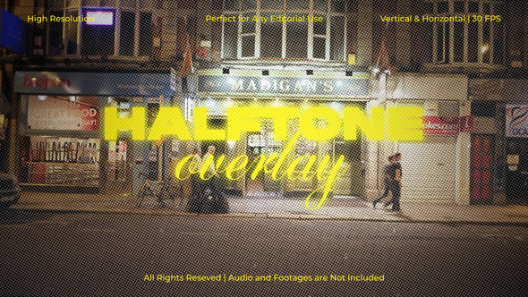 Photo of Halftone Overlay Texture FX for After Effects – Videohive 61076484