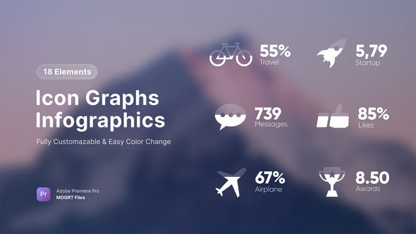 Photo of Icon Graph Infographics | MOGRT – Videohive 59387880