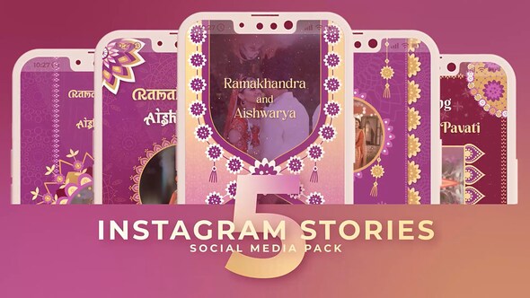 Photo of Indian Wedding Invitation Vertical MOGRT Premiere Pro – Videohive 61219616