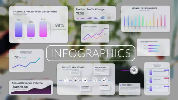 Photo of Infographics Glass – Videohive 61072452