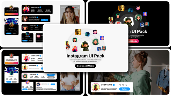 Photo of Instagram UI Pack After Effect – Videohive 61076194