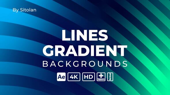 Photo of Lines Gradient Backgrounds – Videohive 61226043