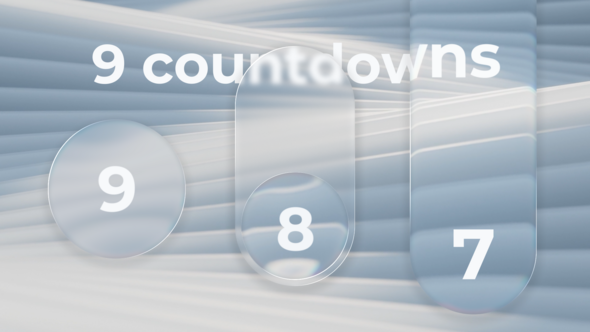 Photo of Liquid Glass Countdowns – Videohive 61040409