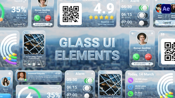 Photo of Liquid Glass UI Elements – Videohive 61060054