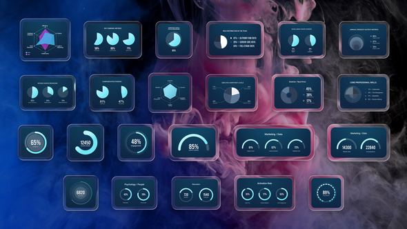 Photo of Liquid Infographic Chart Pack – Videohive 61071444