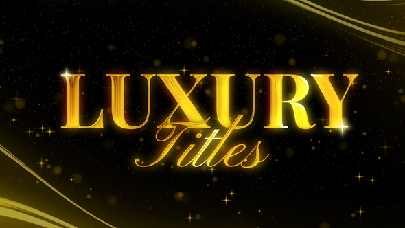 Photo of Luxury Titles – Videohive 61057894
