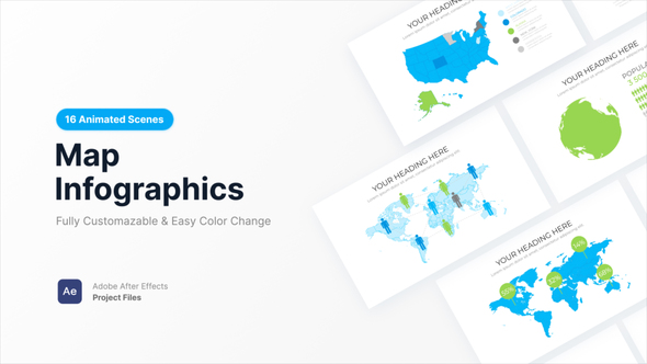 Photo of Map Infographics – Videohive 61083674