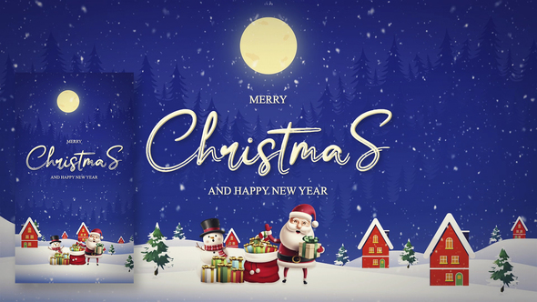 Photo of Merry Christmas Inrto – Videohive 60969414