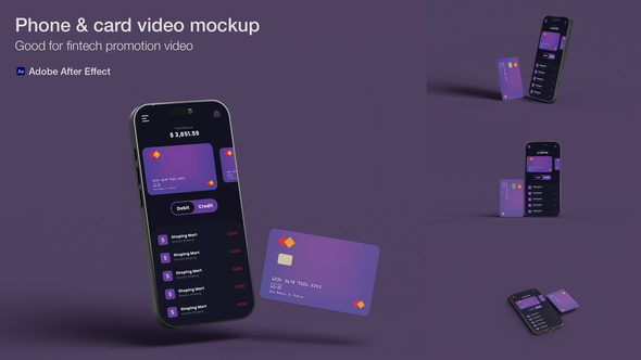 Photo of Minimal Phone & Card Showcase – 4K 60fps After Effects Mockup – Videohive 61043222