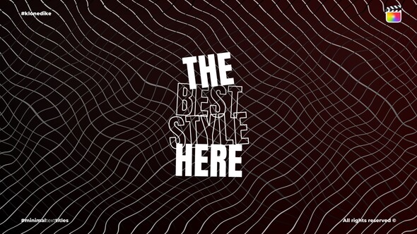 Photo of Minimal Text Titles  FCPX – Videohive 61040995