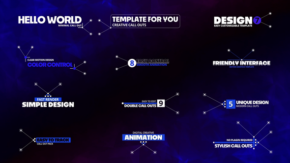 Photo of Modern Call Outs 4.0 – Digital Lines – Videohive 61054222