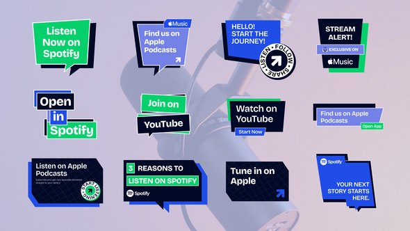 Photo of Modern Podcast Lower Thirds – Videohive 60961860