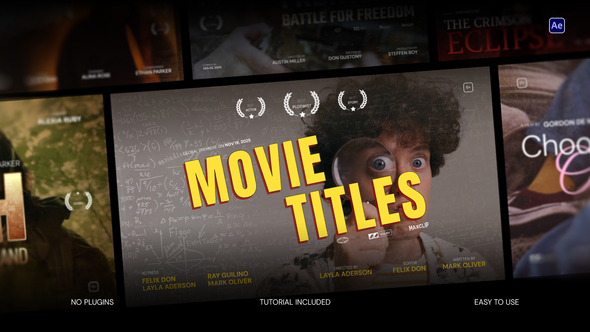 Photo of Movie Titels – Videohive 60978848