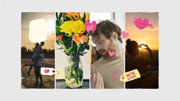 Photo of Multi Screen Valentine Day Opener – Videohive 61107625