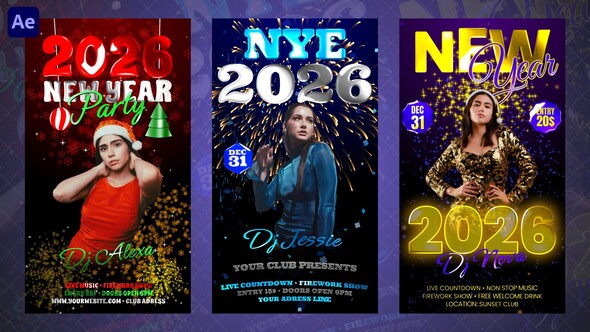 Photo of New Year Party Instagram Reels – Videohive 61086681
