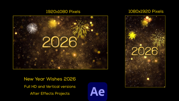 Photo of Happy New Year Wishes 2026 – Videohive 61052767