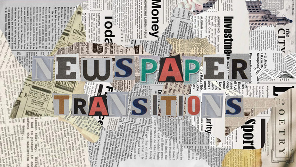 Photo of Newspaper Transitions | Vintage Ripped Paper Collage – Videohive 61027501