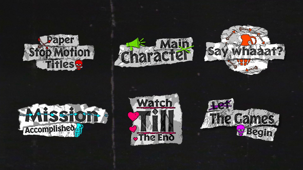 Photo of Paper Stop Motion Titles – Videohive 60965206