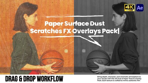 Photo of Paper Surface Dust & Scratches FX Overlays Pack – Videohive 61050880