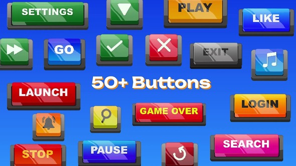 Photo of Pixel Buttons – Videohive 61107107