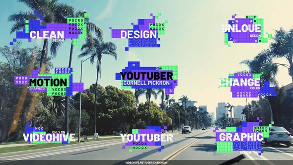 Photo of Pixel Title Lower Thirds – Videohive 60911530